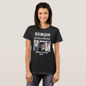 Custom Senior Oma Abschluss Foto & Name T-Shirt (Vorne ganz)