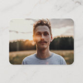 Custom Senior Photo Graduation Announcement  Begleitkarte (Vorderseite)