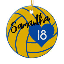 Custom Senior Volleyball Player Number Class of