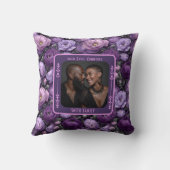 Custom Sentimental Wedding Kissen für ihn (Rückseite)