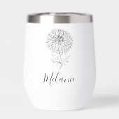 Custom September Aster Birth Blume Geschenk für di (Rückseite)
