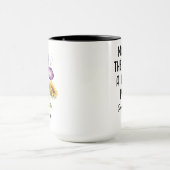 Custom September Birth Flower - Personalized Name Tasse (Zentrum)