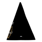 Custom Serif 2 Name Gold Glitzer 70 & Fabulous Partyhütchen (Rechts)