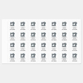 Custom Sewing Iron on label for handmade item Etiketten (Blatt)