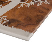 Custom Shabbat Etz Chayim Tree of Life Challah Schneidebrett (Ecke)