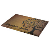 Custom Shabbat Shalom Etz Chayim Tree Challah Schneidebrett (Ecke)