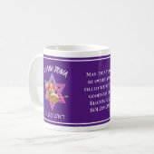 Custom SHANA TOVA Jüdisches Neujahr Kaffeetasse (Vorderseite Links)