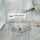 Custom Shaped Employee Pin Name Tag Namensschild (Beispiel)