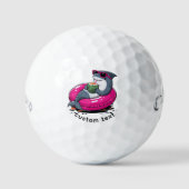 Custom Shark Vacation Golf Ball Gift - Shark Lover (Vorderseite)