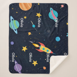 Custom Sherpa Blanket – Add Your Name Sherpadecke