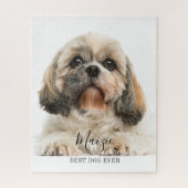Custom Shih Tzu Personalisiert Pet Dog Foto Puzzle (Vertikal)