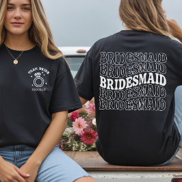 Custom Shirt Gift for Bridesmaids and Bride Tribe