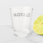 Custom Shot Glass Blank Template - 1.5oz Schnapsglas (Rückseite)