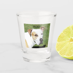 Custom Shot Glass mit Bild eines geliebten Haustie Schnapsglas