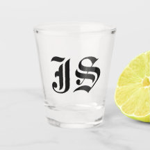 Custom Shot Glass mit Initials Personalisiert Bulk