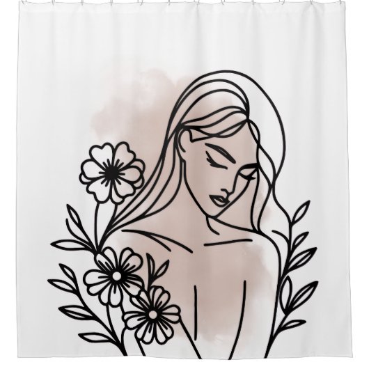 Custom Shower Curtain Duschvorhang (Vorderseite)