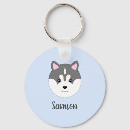 Custom Siberian Husky Dog Key Chain Schlüsselanhänger