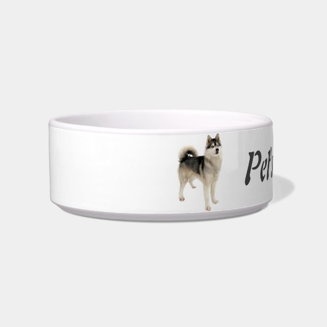 Custom Siberian Husky Pet, Hund Napf (Links)