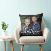 Custom Siblers Brothers Foto Handwriting Kissen (Stuhl )