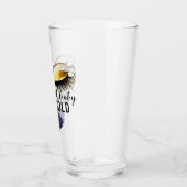 Custom Sie sind Gold Solid Gold Bierwerbung Glas (Links)