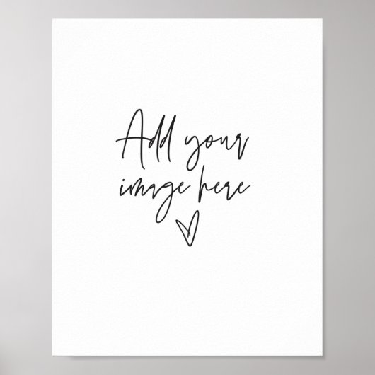 Custom Sign Wedding Event Board Foto Poster G400 (Vorne)