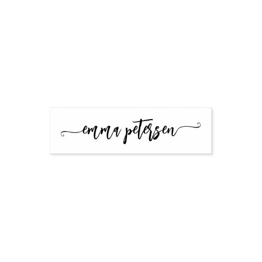 Custom signature modern script  permastempel (Design)