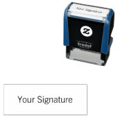 custom signature self-inking stamp permastempel (Beispiel)