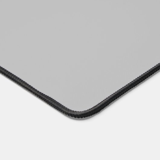 Custom Silver Desk Mat - Sleek & Modern Schreibtischunterlage (Ecke)