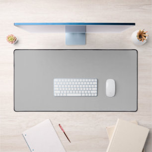 Custom Silver Desk Mat - Sleek & Modern Schreibtischunterlage