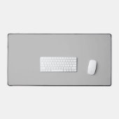 Custom Silver Desk Mat - Sleek & Modern Schreibtischunterlage (Tastatur & Maus)