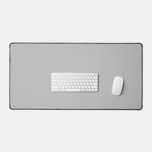 Custom Silver Desk Mat - Sleek & Modern Schreibtischunterlage (Tastatur & Maus)