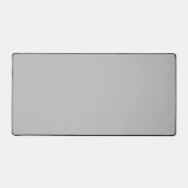 Custom Silver Desk Mat - Sleek & Modern Schreibtischunterlage (Vorderseite)