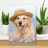 Custom Simple Dog Pet Foto Vet Tech Veterinary Dankeskarte