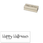 Custom Simple Happy Halloween Grußwort Gummistempel (Stempel)