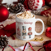 Custom simple watercolor Nutcracker Christmas Kaffeetasse
