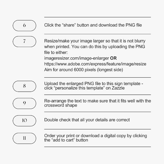 Custom Sip and Solve Wedding Crossword Einladung