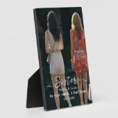 Custom Sisters Photo Plaque – Sweet Gift Idea Fotoplatte (Seite)