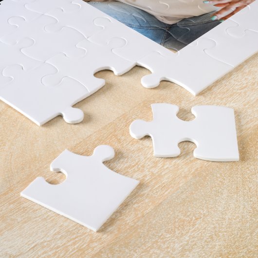 Custom Sisters Script 6 Foto Collage Puzzle (Seite)