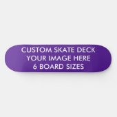 CUSTOM SKATE DECK 8 1/2" Skateboard AUBE... LILA (Horizontal)