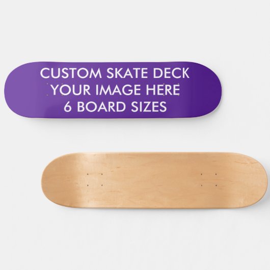 CUSTOM SKATE DECK 8 1/2" Skateboard AUBE... LILA (Horizontal)