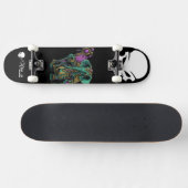 Custom Skateboard Deck - "Elephant Druid" (Horizontal)