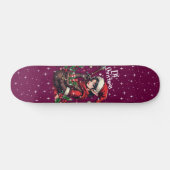 Custom Skateboard Deck - "Elf Christmas" (Horizontal)