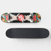 Custom Skateboard Deck - "Hands with Heart" (Horizontal)