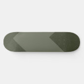 Custom Skateboard Deck — Moss Green Power Muster (Horizontal)