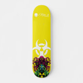 Custom Skateboard Deck - "Mutant Biohazard 2" (Vorne)