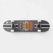 Custom Skateboard Deck - "Pumpkin Zombie"  (Horizontal)