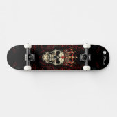 Custom Skateboard Deck - "Skull King" (Horizontal)