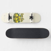 Custom Skateboard Deck - "Sour Grin" (Horizontal)