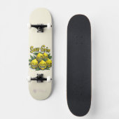 Custom Skateboard Deck - "Sour Grin" (Vorderseite)