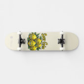 Custom Skateboard Deck - "Sour Grin" (Horizontal)